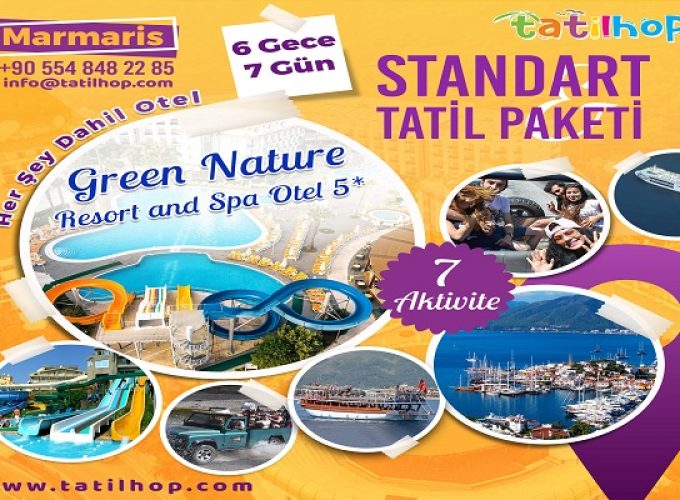 Marmaris Standart Tatil Paketi (Green Nature Resort and Spa Otel 5*)