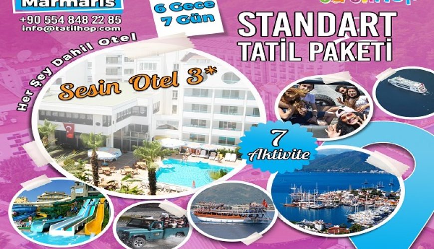 Otel ve aktivite bir arada sizin için hazır Tatil Paketleri